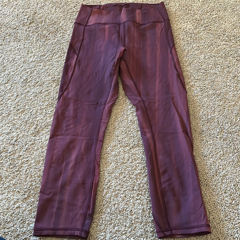 Lululemon Fast and Free Crop Leggings